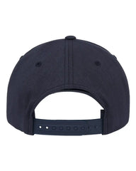 YP Classics 5079S Retro Cotton Blend Trucker Snapback Cap - 5079 - Navy - Navy / One Size Fits Most