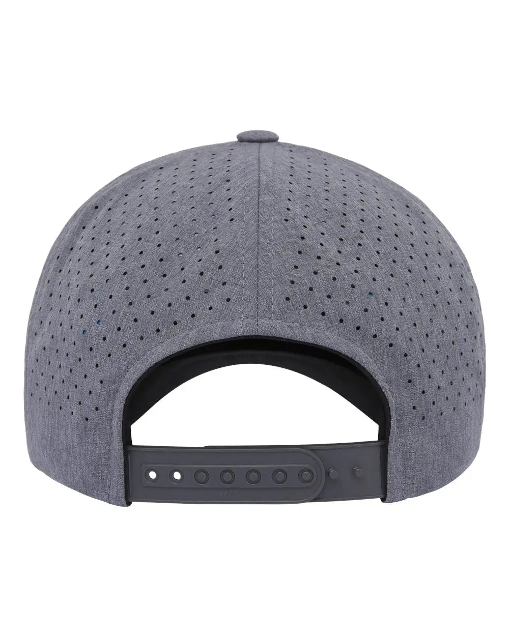 YP Classics 5389AP Five-Panel Snapback with Perforated Cap - Heather Gray - Heather Gray / One Size Fits Most