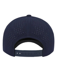 YP Classics 5389AP Five-Panel Snapback with Perforated Cap - Navy - Navy / One Size Fits Most