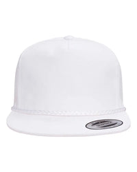 YP Classics 6002YP Classic Poplin Golf Cap - White - White / One Size Fits Most