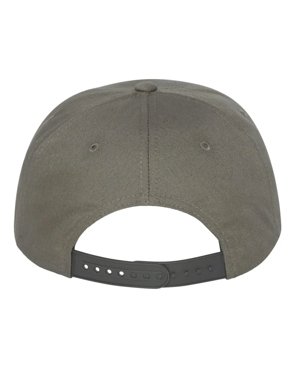 YP Classics 6007 Five-Panel Cotton Twill Snapback Cap - Dark Gray - Dark Gray / One Size Fits Most