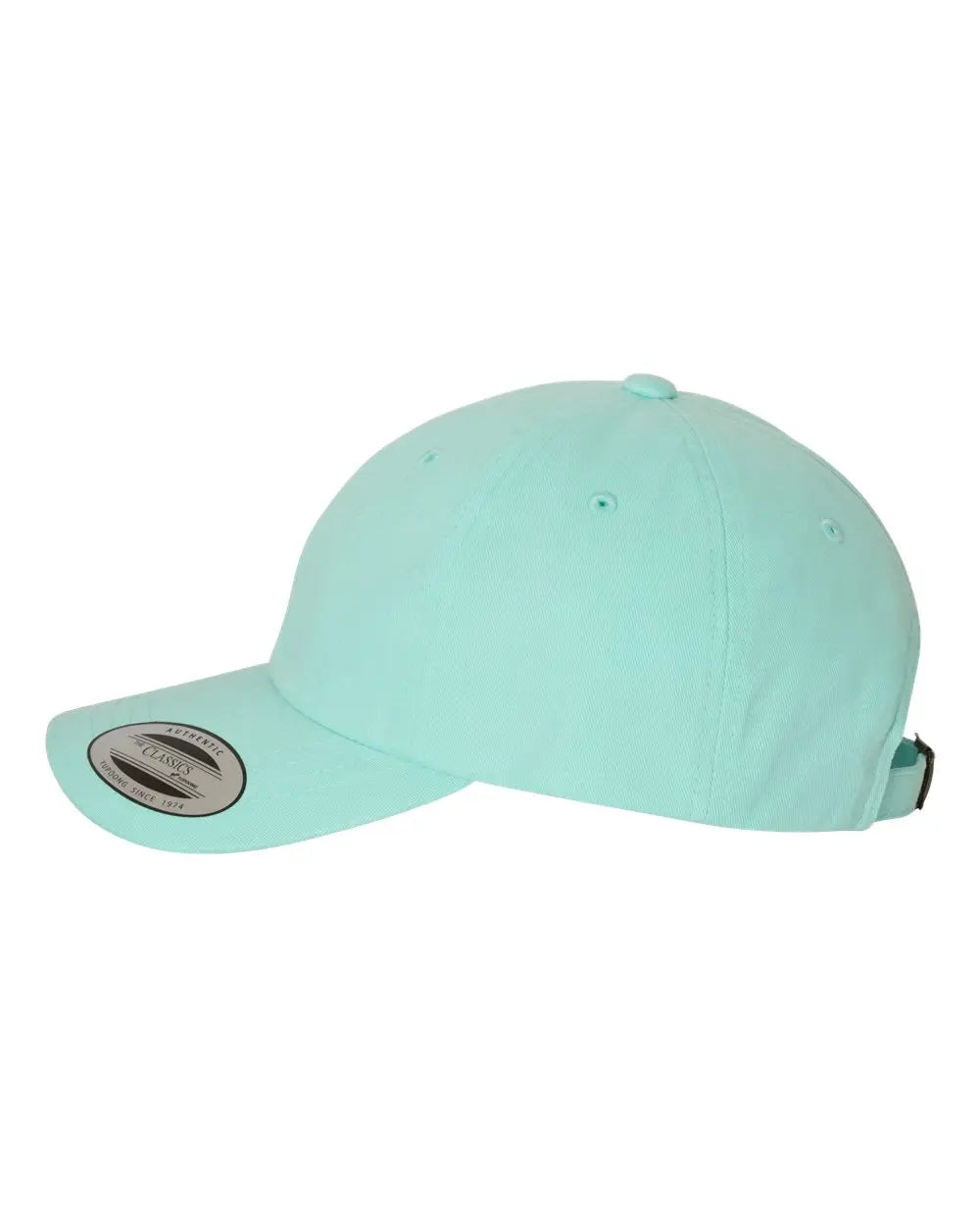 YP Classics 6245PT Peached Cotton Twill Dad Cap - Diamond Blue - Diamond Blue / One Size Fits Most