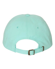 YP Classics 6245PT Peached Cotton Twill Dad Cap - Diamond Blue - Diamond Blue / One Size Fits Most