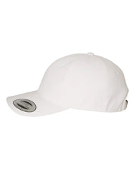 YP Classics 6245PT Peached Cotton Twill Dad Cap - White - White / One Size Fits Most