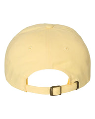 YP Classics 6245PT Peached Cotton Twill Dad Cap - Yellow - Yellow / One Size Fits Most