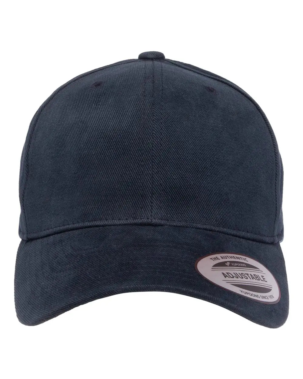 YP Classics 6363V Structured Brushed Twill Cap - Navy - Navy / One Size Fits Most