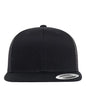 YP Classics 6609 Retro High Profile Trucker Cap - Black - Black / One Size Fits Most