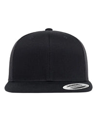 YP Classics 6609 Retro High Profile Trucker Cap - Black - Black / One Size Fits Most