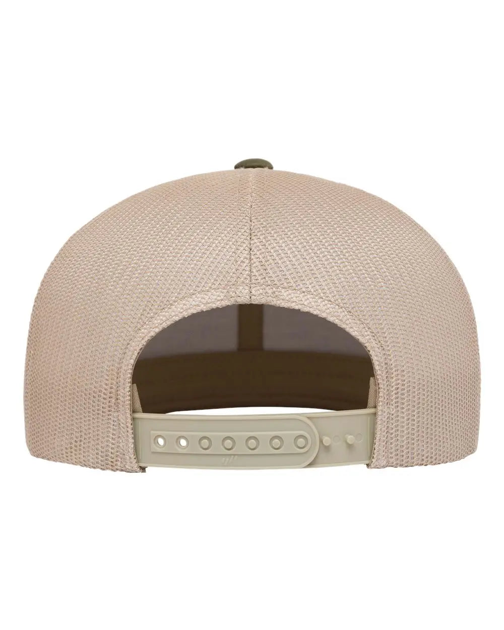 YP Classics 6609 Retro High Profile Trucker Cap - Moss Green Khaki - Moss Green Khaki / One Size Fits Most