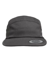 YP Classics 7005 Classic Jockey Flat Bill Cap - Dark Gray - Dark Gray / One Size Fits Most