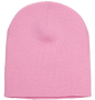 Yupoong 1500KC Classics Short Beanie - Baby Pink - Pink / One Size Fits Most