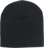 Yupoong 1500KC Classics Short Beanie - Black - Black / One Size Fits Most