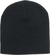 Yupoong 1500KC Classics Short Beanie - Black - Black / One Size Fits Most