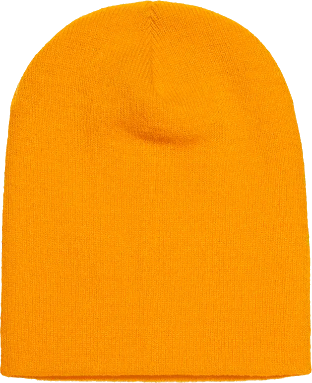 Yupoong 1500KC Classics Short Beanie - Gold - Gold / One Size Fits Most