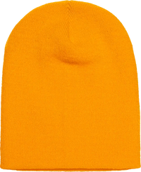 Yupoong 1500KC Classics Short Beanie - Gold - Gold / One Size Fits Most
