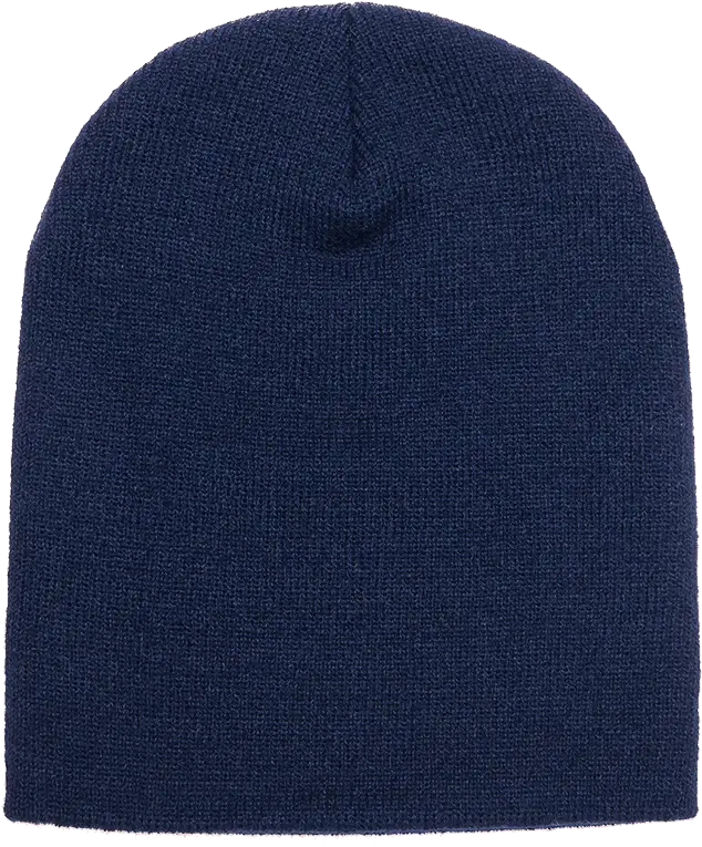 Yupoong 1500KC Classics Short Beanie - Navy - Navy / One Size Fits Most