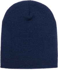Yupoong 1500KC Classics Short Beanie - Navy - Navy / One Size Fits Most