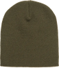 Yupoong 1500KC Classics Short Beanie - Olive - Olive / One Size Fits Most