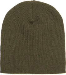 Yupoong 1500KC Classics Short Beanie - Olive - Olive / One Size Fits Most