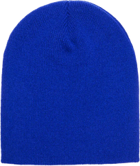 Yupoong 1500KC Classics Short Beanie - Royal - Royal / One Size Fits Most