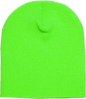 Yupoong 1500KC Classics Short Beanie Safety Green Green / One Size Fits Most