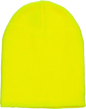 Yupoong 1500KC Classics Short Beanie - Safety Yellow - Yellow / One Size Fits Most