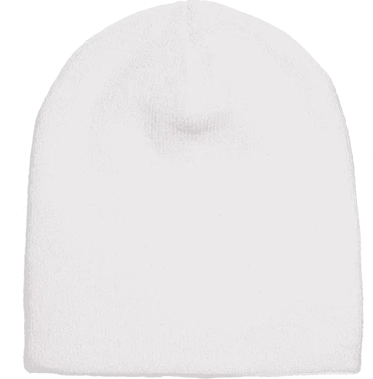Yupoong 1500KC Classics Short Beanie - White - White / One Size Fits Most