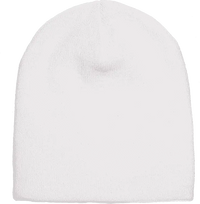 Yupoong 1500KC Classics Short Beanie - White - White / One Size Fits Most