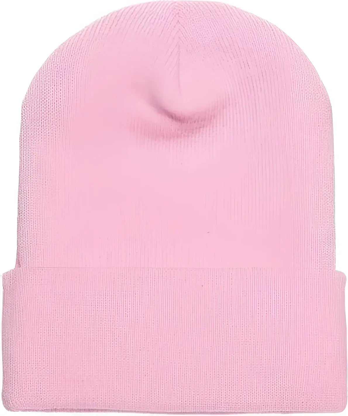 Yupoong 1501KC Classics Cuffed Knit Beanie - Baby Pink - Pink / One Size Fits Most