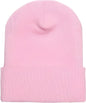 Yupoong 1501KC Classics Cuffed Knit Beanie - Baby Pink - Pink / One Size Fits Most