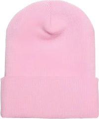 Yupoong 1501KC Classics Cuffed Knit Beanie - Baby Pink - Pink / One Size Fits Most