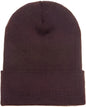 Yupoong 1501KC Classics Cuffed Knit Beanie - Brown - Brown / One Size Fits Most