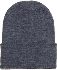 Yupoong 1501KC Classics Cuffed Knit Beanie - Dark Gray - Dark Gray / One Size Fits Most