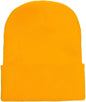 Yupoong 1501KC Classics Cuffed Knit Beanie Gold Gold / One Size Fits Most