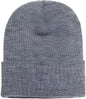 Yupoong 1501KC Classics Cuffed Knit Beanie Heather Gray / One Size Fits Most