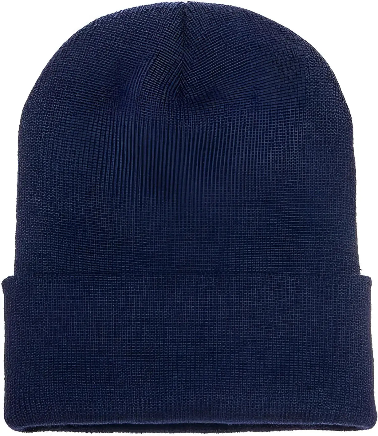 Yupoong 1501KC Classics Cuffed Knit Beanie - Navy - Navy / One Size Fits Most