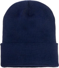 Yupoong 1501KC Classics Cuffed Knit Beanie Navy Navy / One Size Fits Most