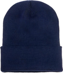 Yupoong 1501KC Classics Cuffed Knit Beanie - Navy - Navy / One Size Fits Most