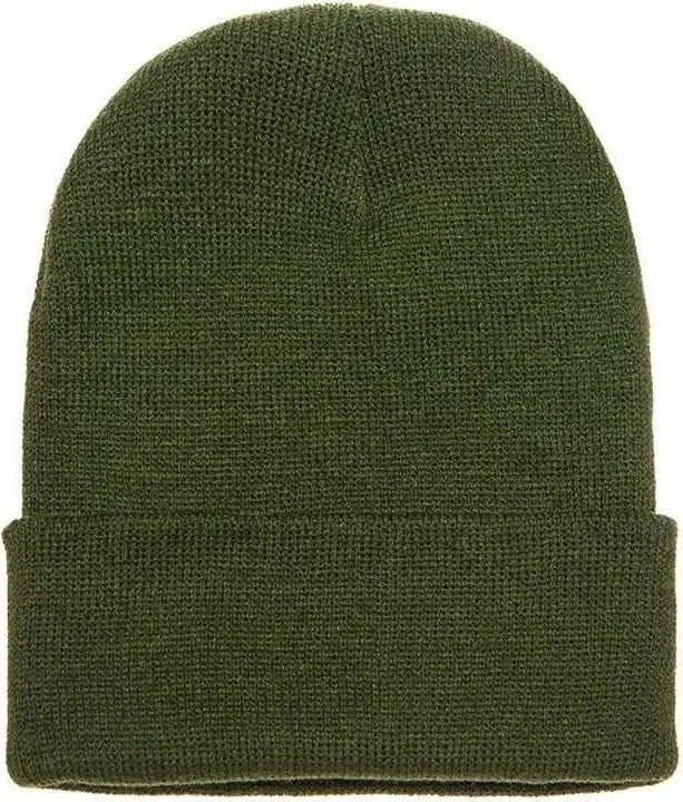 Yupoong 1501KC Classics Cuffed Knit Beanie Olive Olive / One Size Fits Most