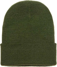 Yupoong 1501KC Classics Cuffed Knit Beanie Olive Olive / One Size Fits Most