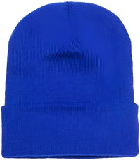 Yupoong 1501KC Classics Cuffed Knit Beanie Royal Royal / One Size Fits Most