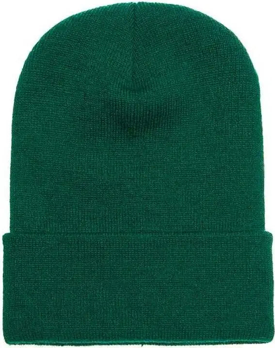 Yupoong 1501KC Classics Cuffed Knit Beanie Spruce Forest / One Size Fits Most