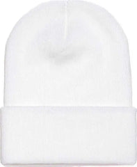 Yupoong 1501KC Classics Cuffed Knit Beanie White White / One Size Fits Most