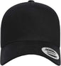 Yupoong 5079 Retro Cotton Blend Trucker Snapback Cap - Black - Black / One Size Fits Most