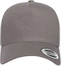 Yupoong 5079 Retro Cotton Blend Trucker Snapback Cap - Gray - Gray / One Size Fits Most