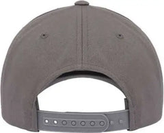 Yupoong 5079 Retro Cotton Blend Trucker Snapback Cap - Gray - Gray / One Size Fits Most