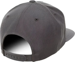 Yupoong 5089M Classics Premium 5-Panel Snapback Cap - Dark Gray - Dark Gray / 6 5/8’’ - 7 5/8’’