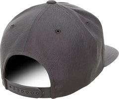 Yupoong 5089M Classics Premium 5-Panel Snapback Cap - Dark Gray - Dark Gray / 6 5/8’’ - 7 5/8’’