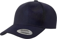 Yupoong 5789M Classics 5 Panel Premium Curved Visor Snapback Cap Navy Navy / 6 5/8’’ 7 5/8’’