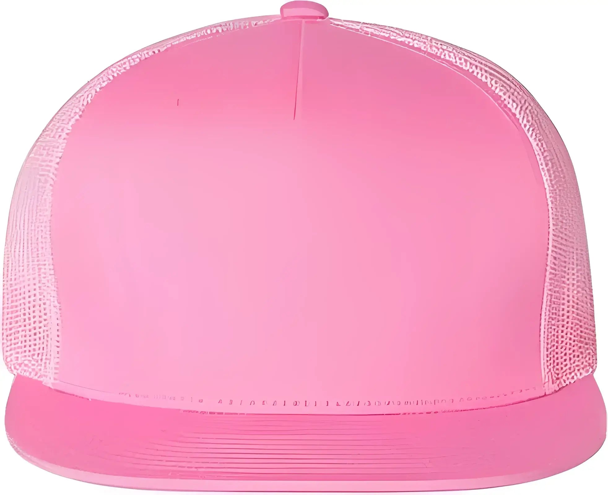 Yupoong 6006 Five Panel Classic Trucker Cap Pink Pink / One Size Fits Most